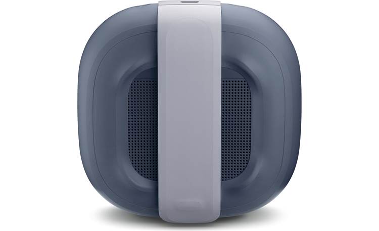 Bose® SoundLink® Micro <em>Bluetooth®</em> speaker Blue with gray strap - back