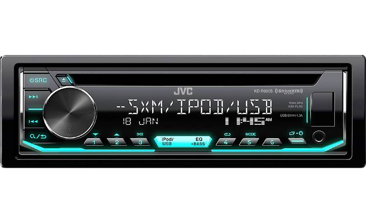 JVC KD-R690S Get all kinds of radio and digital music options for the longest journeys