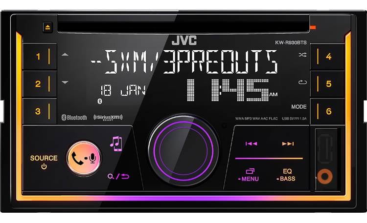 JVC KW-R930BTS CD receiver at Crutchfield Canada