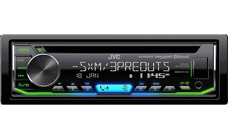 JVC KD-R895BTS Tweak your sound and the display color with this JVC media powerhouse
