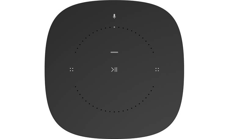 Sonos One Black - top-mounted controls