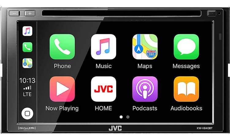 JVC KW-V840BT Screenshot of Apple CarPlay in action