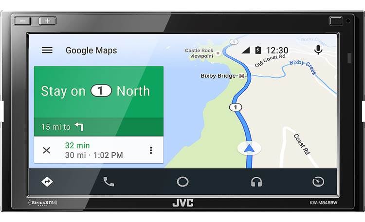 JVC KW-M845BW Use apps to get maps