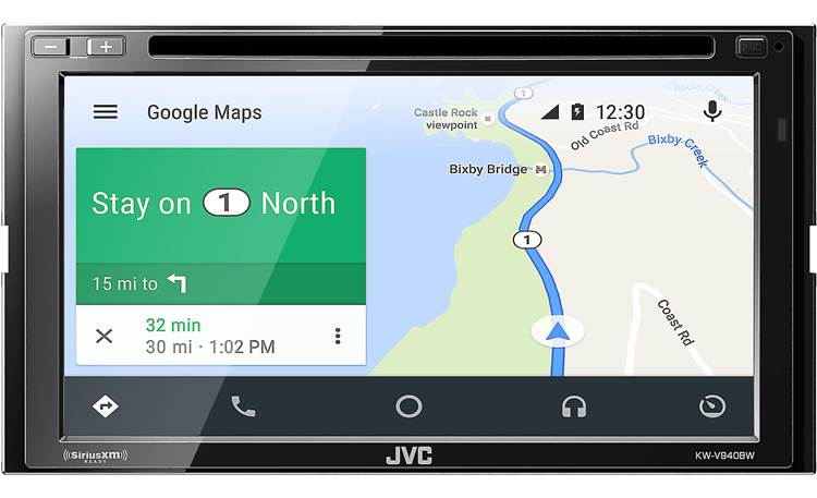 JVC KW-V940BW You can use Google Maps with Android Auto to find your way