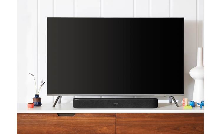 Sonos Beam Black - fits under most stand-mounted TVs (TV not included)