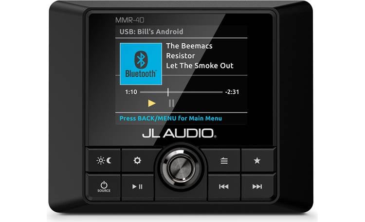 JL Audio MMR-40 mirrors receiver controls