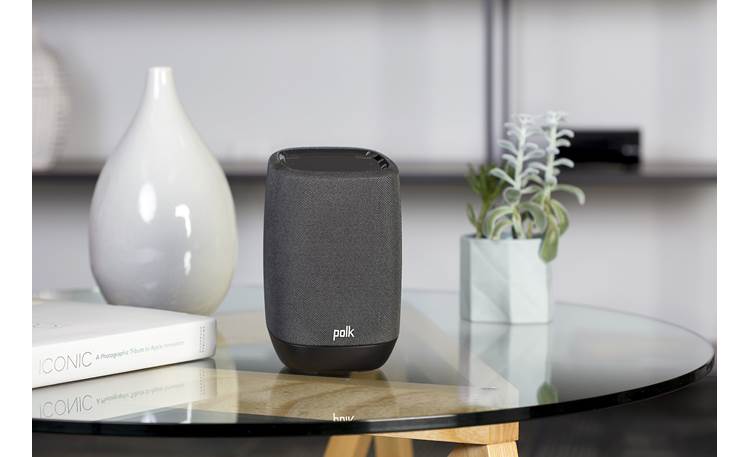 Polk Assist Midnight Black - compact design fits just about anywhere