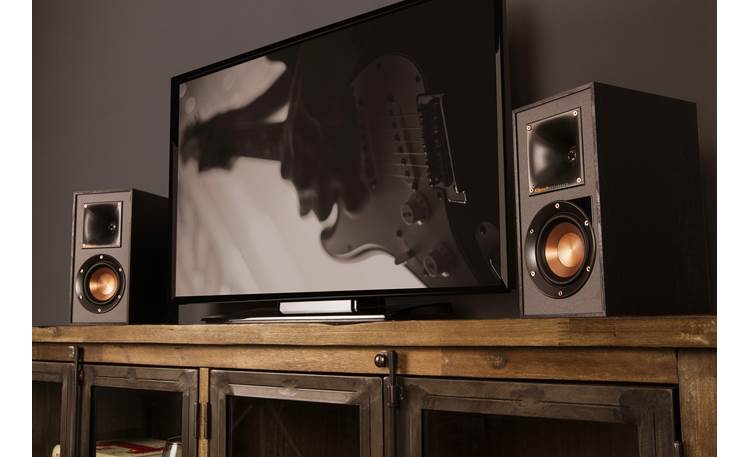 Klipsch Reference R-41PM Plug your TV (not included) into the optical input to improve sound