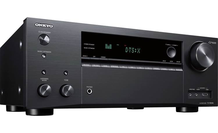 Onkyo TX-NR686 Angled front view