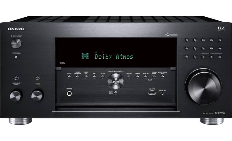 Onkyo TX-RZ830 Front-panel connections and controls