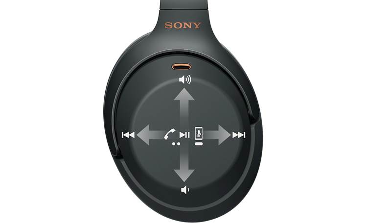 Sony WH-1000XM3 Touch control over music and phone calls
