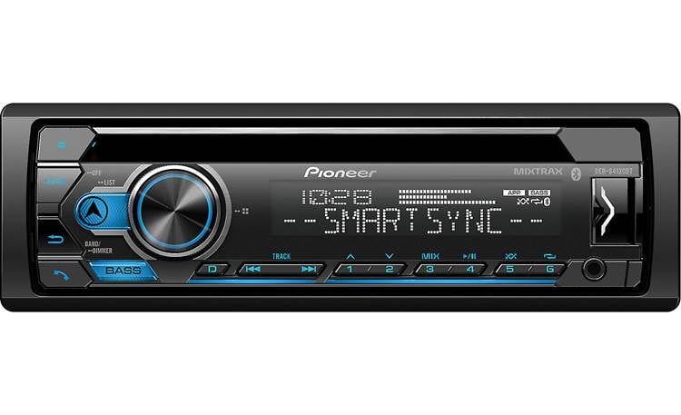 Pioneer DEH-S4120BT Pioneer's DEH-S4120BT offers smartphone compatibility with Pionner's Smart Sync app