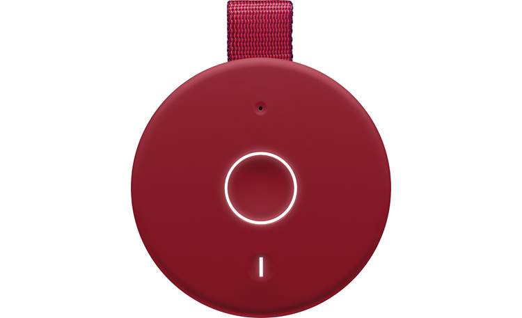 Ultimate Ears MEGABOOM 3 Sunset Red - top-mounted control buttons