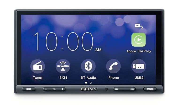 Sony XAV-AX5000 The XAV-AX5000 offers a clean, user-friendly interface.