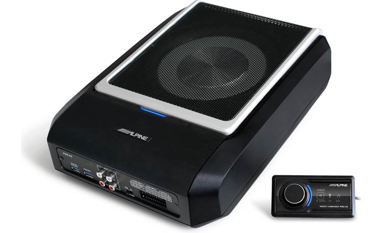 Alpine PWD-X5 powered sub and DSP with remote