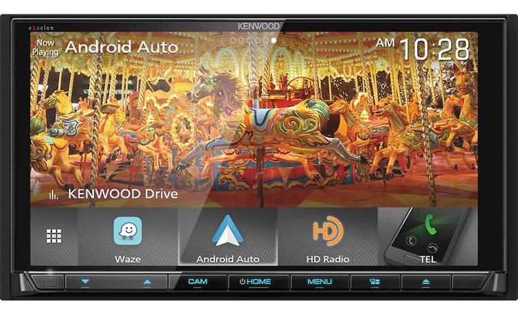 Kenwood Excelon DDX9905S The gorgeous touchscreen display shows off all your media in crystal-clear high definition