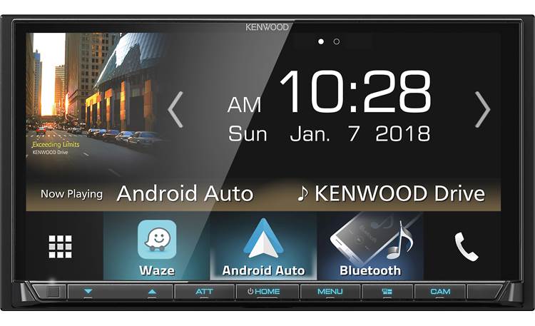 Kenwood DMX7705S Choose between Apple CarPlay and Android Auto for excellent smartphone integration