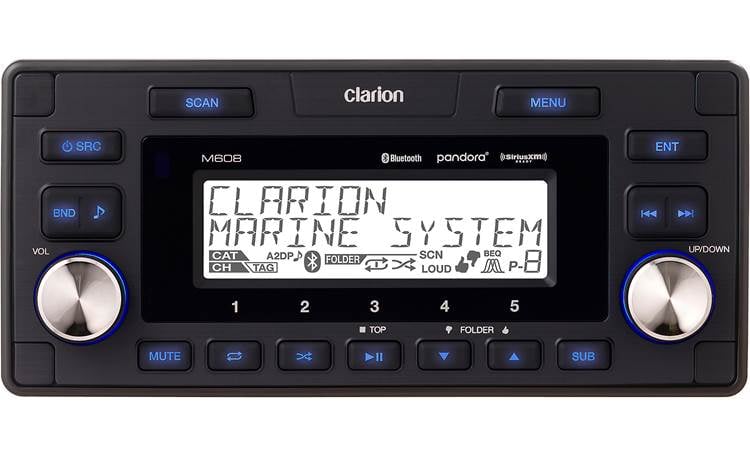 Clarion M608 Easy-to-read display