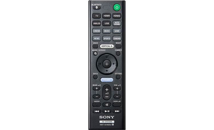 Sony HT-Z9F Remote control includes 