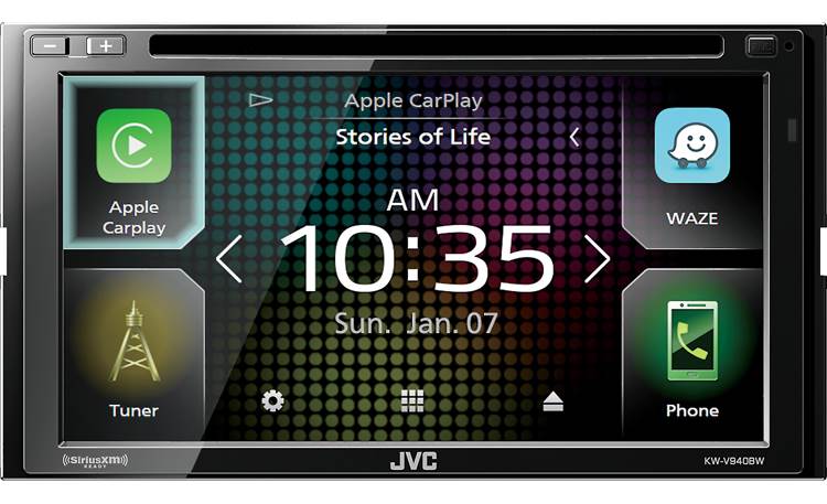 JVC KW-V940BW Get your smartphone involved using Android Auto™, Apple CarPlay™, or WebLink™