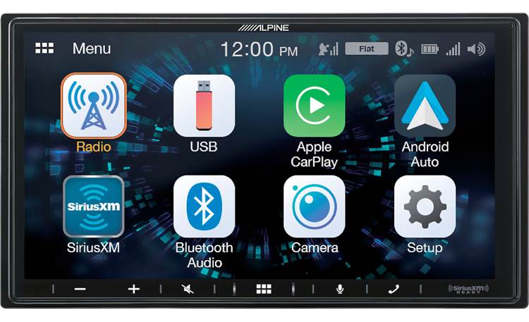 Alpine iLX-W650 This shallow-depth receiver is packed with features, including Apple CarPlay and Android Auto