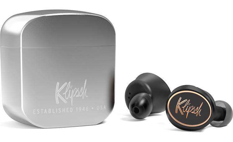 Klipsch T5 True Wireless 100% wire-free earbuds with built-in Bluetooth for wireless music and phone calls