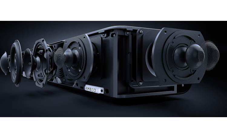 Sennheiser AMBEO Soundbar | Max Six 4-inch, long-throw woofers achieve incredible bass reproduction without an external subwoofer
