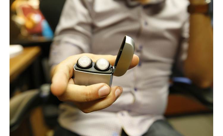 Klipsch T5 True Wireless Earbuds offer eight hours of battery life, and case banks 24 hours of power to recharge them  