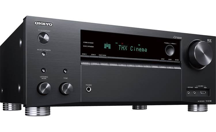 Onkyo TX-RZ740 Angled front view