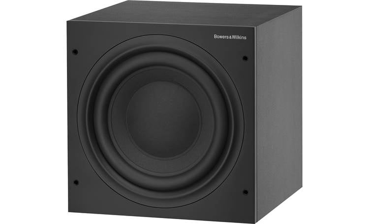 Bowers & Wilkins ASW608 Angled view with grille off