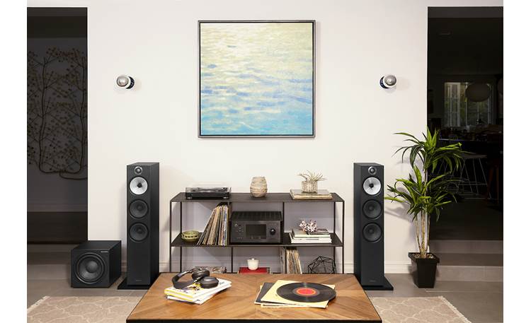 Bowers & Wilkins ASW610 Shown as part of a Bowers & Wilkins stereo music system
