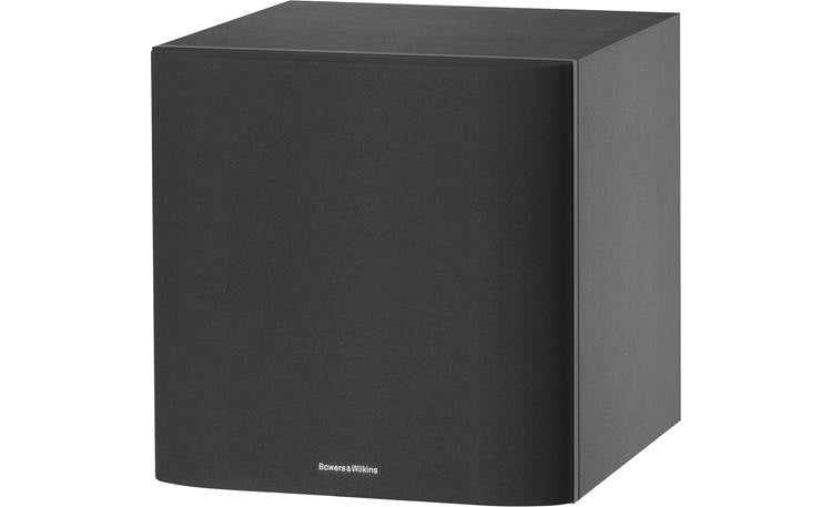 Bowers & Wilkins ASW610 Angled view with grille on