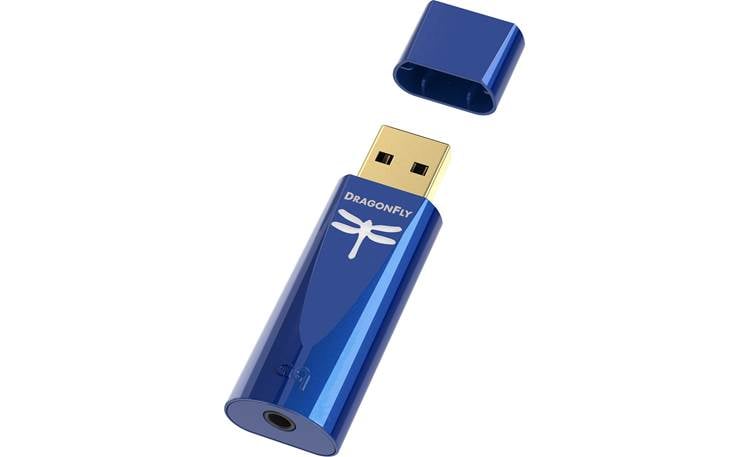 AudioQuest DragonFly® Cobalt Portable USB DAC with built-in headphone amp and 3.5mm minijack