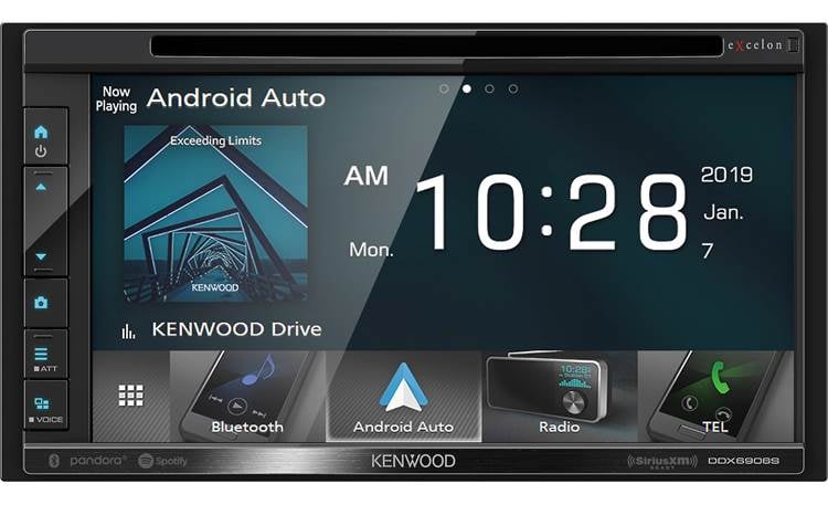 Kenwood Excelon DDX6906S Enjoy streaming and high-res music with lots of options for sight and sound