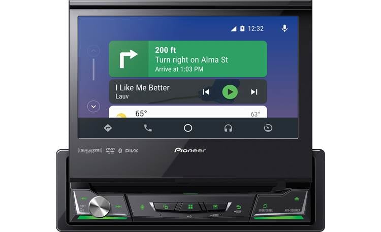 Pioneer AVH-3500NEX Directions with Android Auto