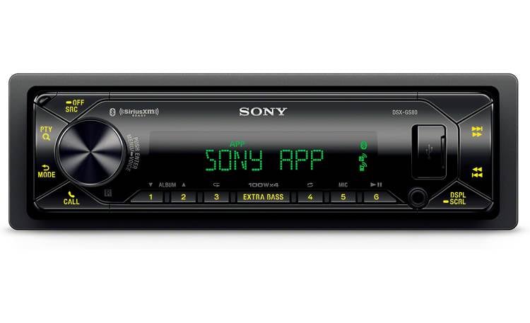 Sony DSX-GS80 Sony's built-in amplifier gives you more power for better sound