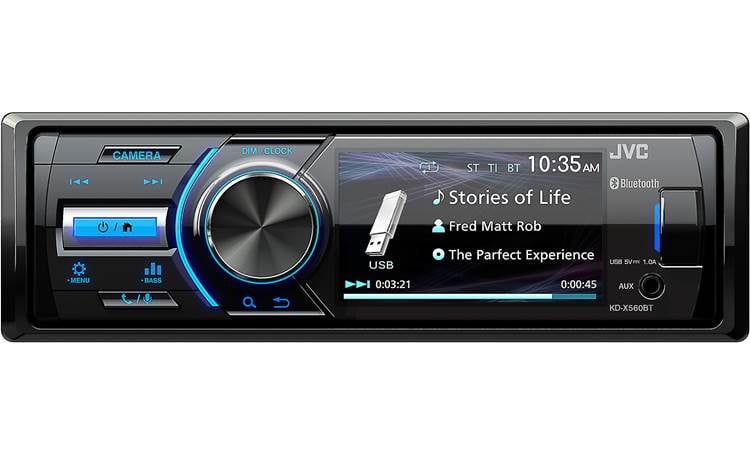 JVC KD-X560BT Digital media receiver for Jeep, powersports, or marine  applications (does not play discs) at Crutchfield