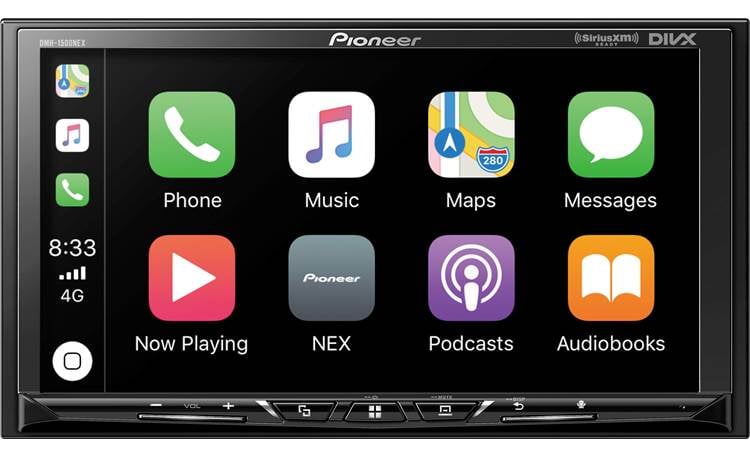 Pioneer DMH-1500NEX Choose between Apple CarPlay and Android Auto for easy smartphone integration