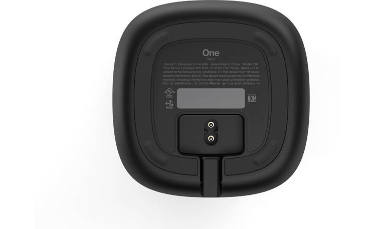 Sonos One Black - bottom view