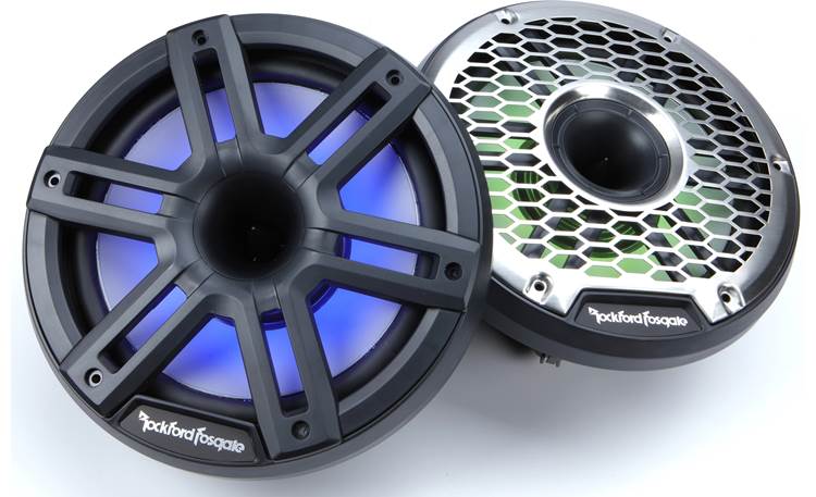 Rockford Fosgate M2-8HB Built-in illumination brings these speakers to life
