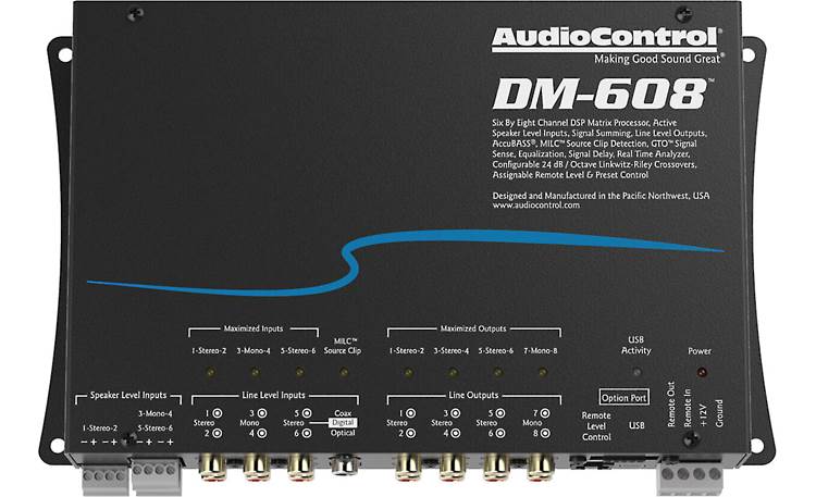 AudioControl DM-608 Front