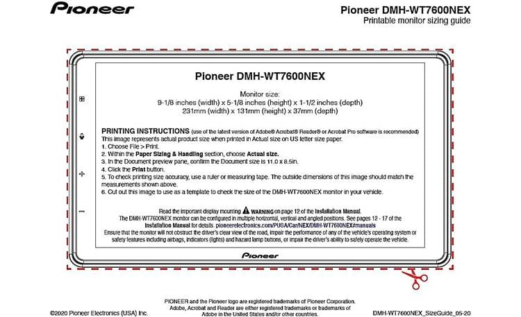 Pioneer DMH-WT7600NEX Other