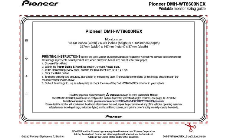 Pioneer DMH-WT8600NEX Other