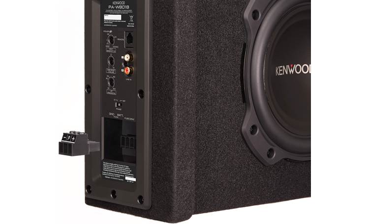 カーオーディオ KENWOOD Powered Subwoofer Kenwood PA-W801B Ported powered subwoofer enclosure with 8