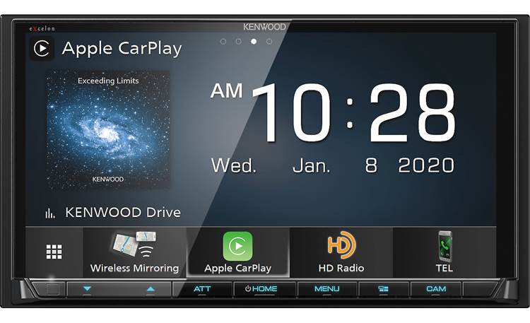 Kenwood Excelon DMX907S Add wireless Apple CarPlay and Android Auto