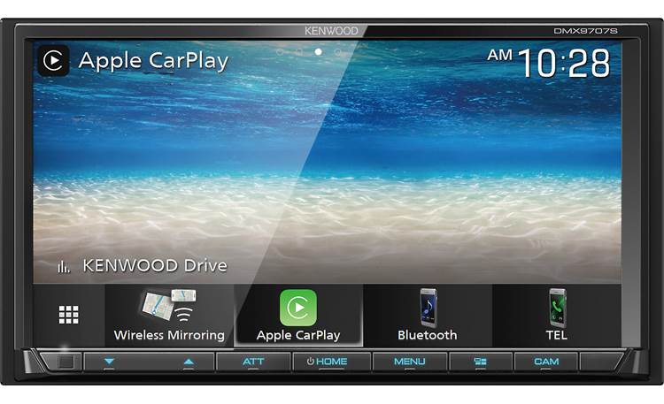 Kenwood DMX9707S Enjoy wireless Apple CarPlay and Android Auto