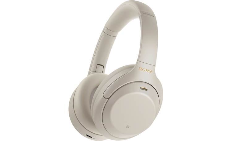 Sony WH 1000XM4 Silver Over ear Bluetooth wireless noise