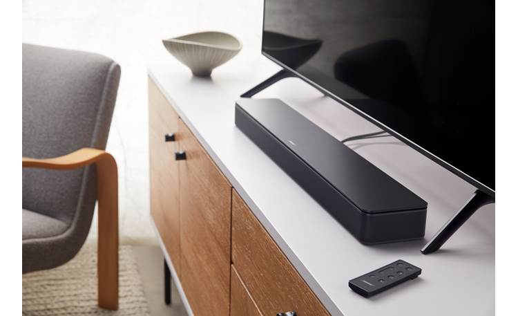 Bose® Smart Soundbar 300 Sound bar is sleek and compact