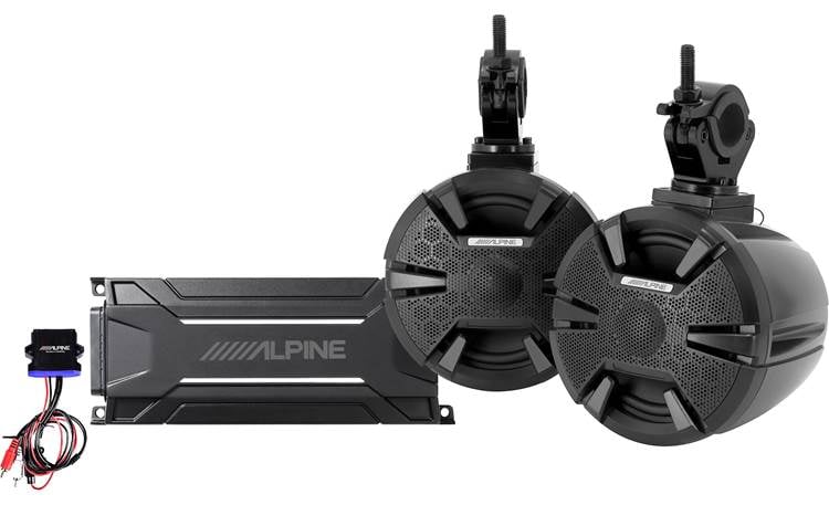 Alpine PSS-SX01 Speakers, amp, and Bluetooth controller