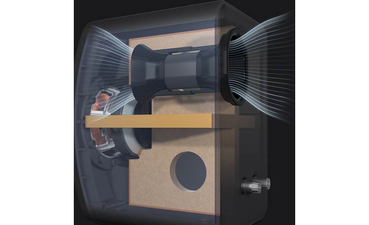 KEF LS50 Meta Patented off-set flexible port for reduced midrange coloration